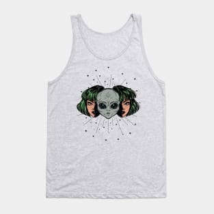 Alien Girl Tank Top